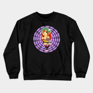 Bunny Hurricane Derby Girl Crewneck Sweatshirt